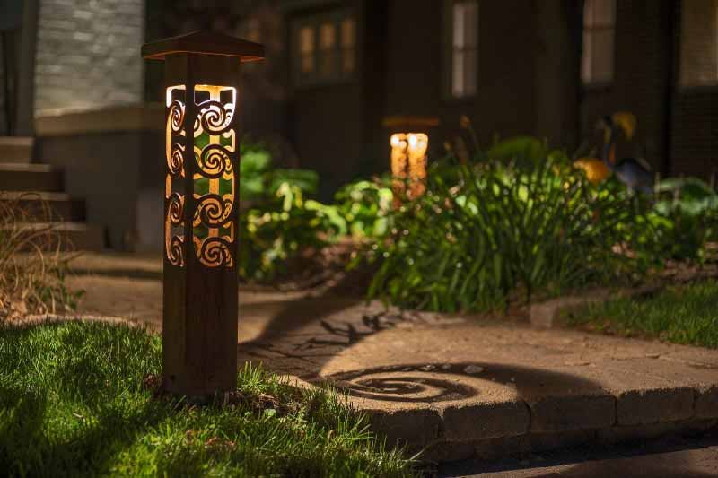 Outdoor Lighting Fixtures Bollard, Nightscapes Outdoor Lighting
