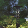 Bird bath topper and light bollard in design celtic