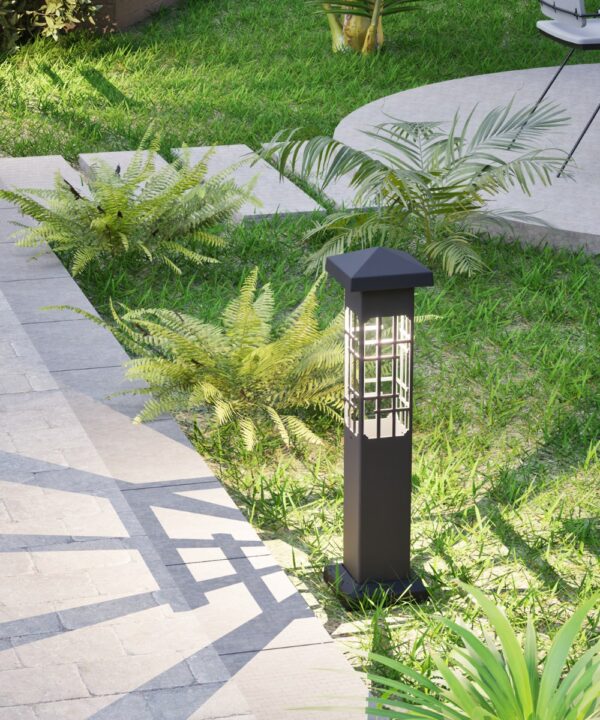 mission design bollard black