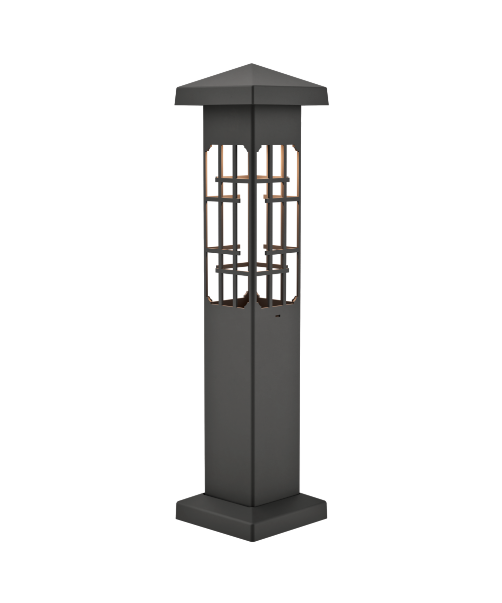 mission design bollard black