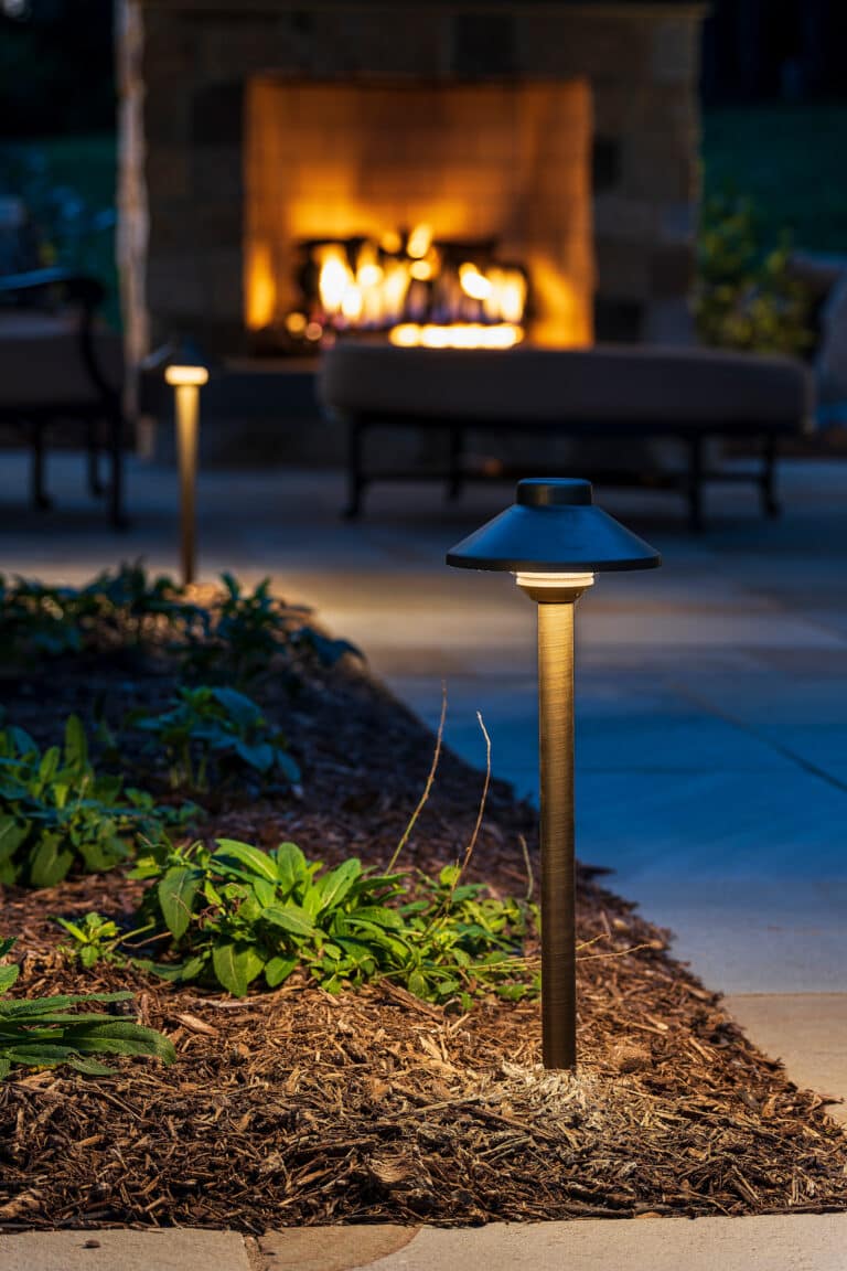 Path Light on patio